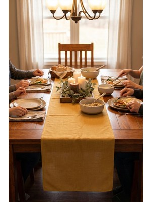 YUNUSOĞLU HOME Dekoratif Bohem Runner - Yemek Masası ve Salon Konsol Örtüsü (50X150 Cm)