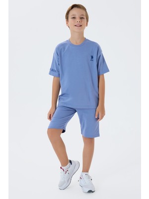 U.s. Polo Assn. Erkek Çocuk Mavi Bermuda Takım