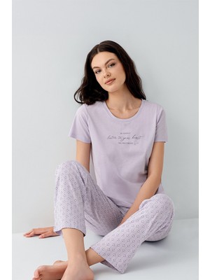 Arnetta Kadın Mor Pijama Takım