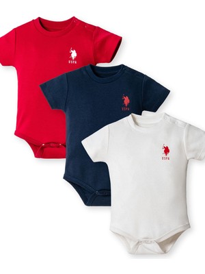 U.s. Polo Assn. Erkek Bebek Beyaz 3lü Takım