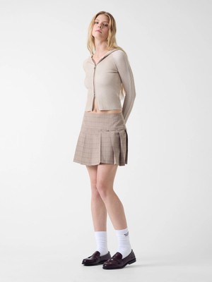 Guess Gj Mini Ekose Kadın Çok Renkli Etek W6RD81W4882-L12Q