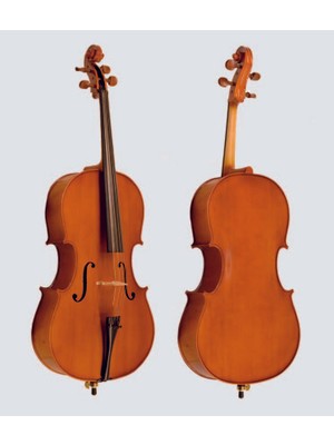 Viyolonsel Johanse Model 134 Set I Bernstein 3/4 Masif Ağaç, Abanoz Tuş, Şimşir Kulaklar, Orijinal F