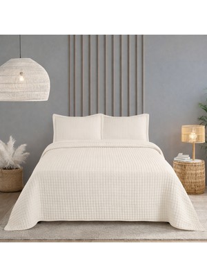 Bella Home Çift Kişilik Sonnia Yatak Örtüsü Seti - 240X260 cm - Pvc Çantalı