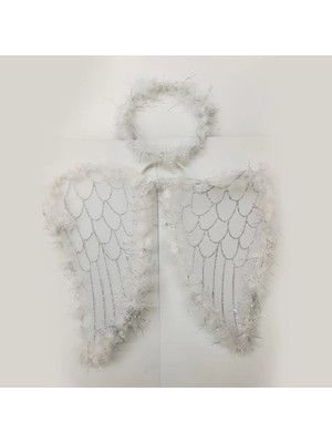 Ronanna Melek Kanadı ve Tacı Beyaz Renk