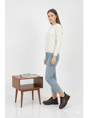 Doçka Kadın Ortopedik Hakiki Deri Günlükspor Tarz Mevsimlik Ayakkabı AE25/MA1989