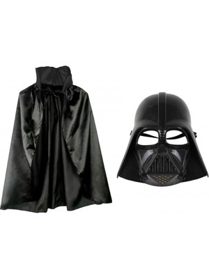 Ronanna Çocuk Boy Darth Vader Maskesi ve Pelerin Seti