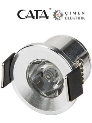Ronanna Cata Ct 5270 1,5 W Yıldız LED Spot Satin Kasa 6400K Beyaz Işık