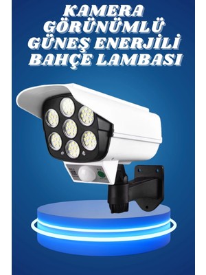 Ronanna Bahçe Aydınlatması Hareket Sensörlü LED Aydınlatma Kamera Görünümlü