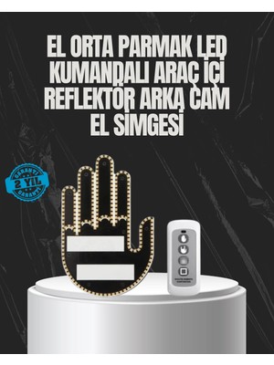 Ronanna Uzaktan Kumandalı LED El Park Uyarı Cihazı 2025 Model A Kalite