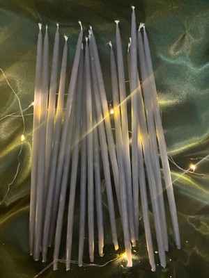 İzmir Candle 100'LÜ Mor Kilise,dilek,tören,ayin,ritüel,church Candle,doğum Günü Mumu