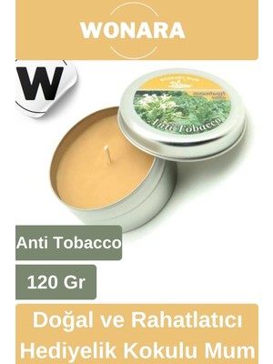 Wonara Özel Üretim Doğal Rahatlatıcı Hediyelik Ev Ofis Yoga Dekoratif Oda Kokusu Teneke Kutuda Kokulu Mum
