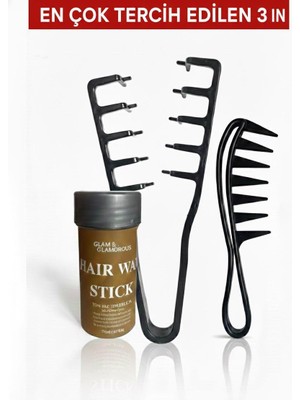 Yurish Mucizevi Tarak + 75 gr Wax + Wax Tarağı 3 In 1 Set