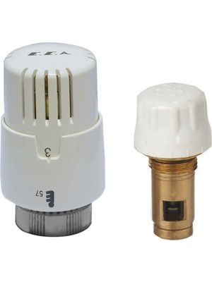 Htm Yapı Kalite Eca Kompakt Termostatik Radyatör Petek Vanası Kısa Tip (41.3mm) 602120813 Takım