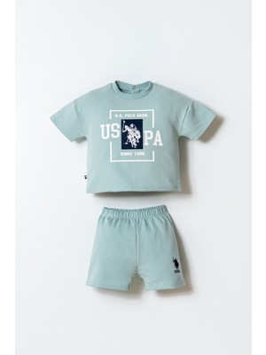 U.s. Polo Assn. Erkek Bebek Yeşil Şort Takım