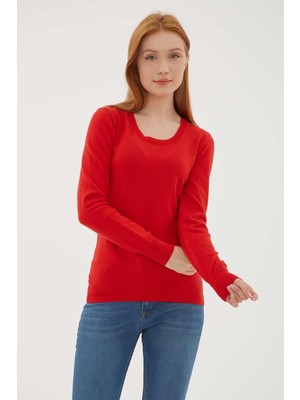 Fashion Friends Kadın U Yaka Kazak 25K0779K1