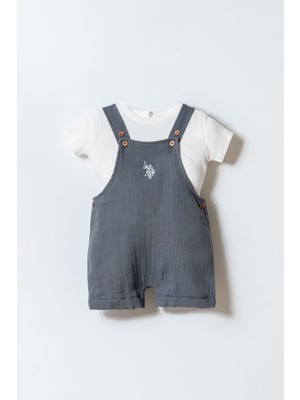 U.s. Polo Assn. Erkek Bebek Gri Şort Takım