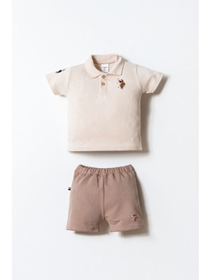 U.s. Polo Assn. Erkek Bebek Kahverengi Şort Takım