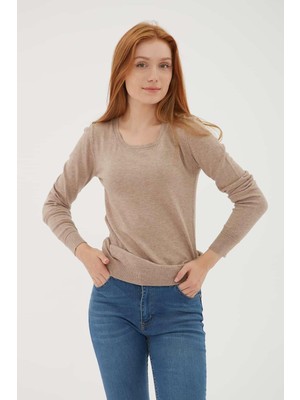 Fashion Friends Kadın U Yaka Kazak 25K0779K1