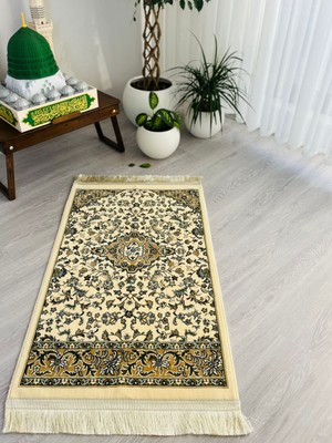Mada Carpet Nûr-i Sükûn - Medine Üretimi Ravza Desenli Seccade 8 mm