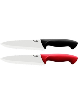 Pratik Şef Bıçağı Siyah 19 cm 3 Adet