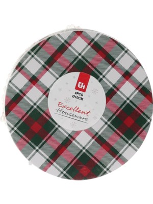 Koopman Ekoseli 4'lü Mantar Altlık Dia 95XH4MM 4 Adet