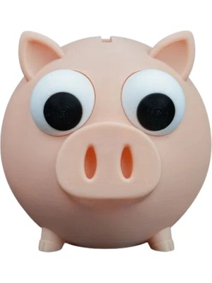 Ronanna Eco Lounge Sevimli Domuz Kumbara 8 cm – Çocuk Odası Dekoratif Para Kutusu