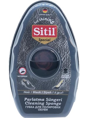 Sitil Depolu Parlatma Süngeri 6 ml Siyah 3 Adet