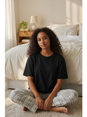 Mjamass Siyah Modal Tişört