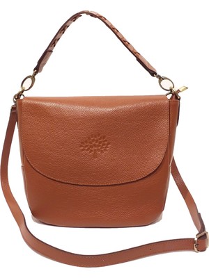 Atelier Terra Marea Elegra Taba Kahve | Hakiki Deri Kadın El ve Omuz (Çapraz Askı) Çantası