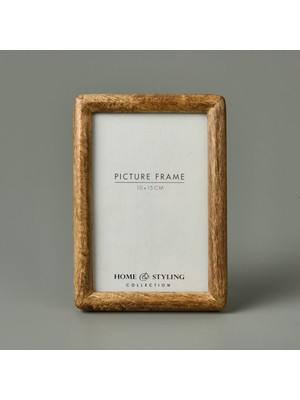 Kpm Ahşap Çerçeve - Kahverengi - 10X15 cm