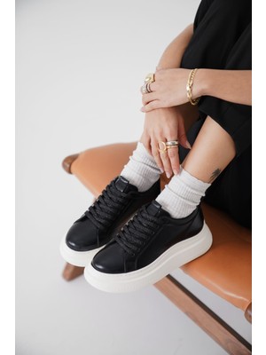 Modaserdem Dina Kadın Siyah Sneaker