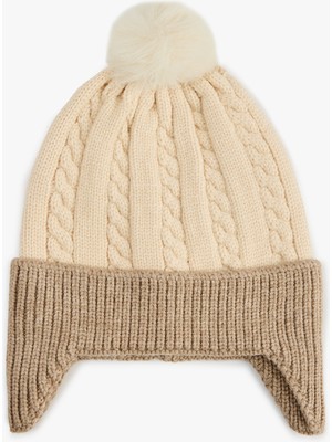 Koton Ponpon Detaylı Triko Bere