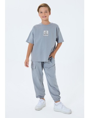 Rolypoly Erkek Çocuk Gri Pijama Takım