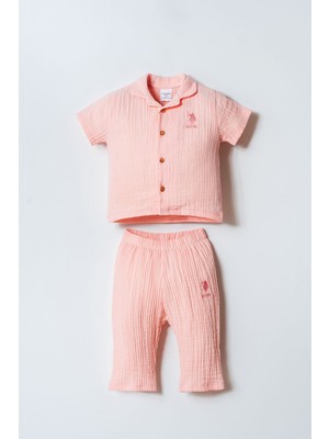 U.s. Polo Assn. Kız Bebek Turuncu Takım