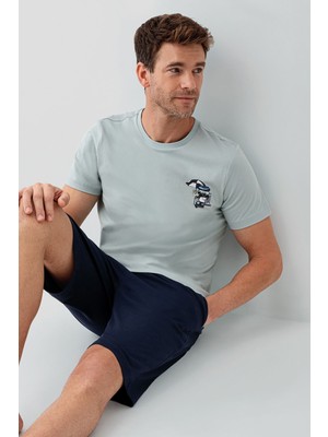 Rolypoly Erkek Yeşil Bermuda Takım