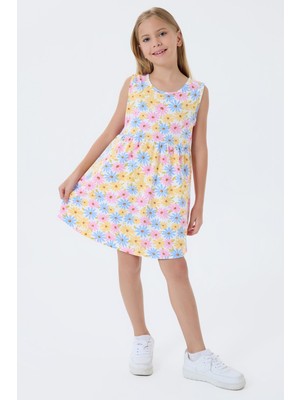 Rolypoly Kız Çocuk Beyaz Elbise