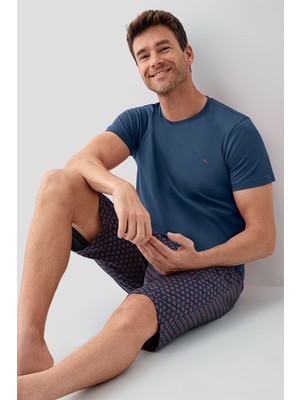 Arnetta Erkek Mavi Pijama Takımı