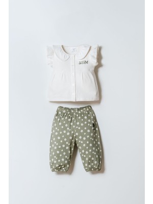 U.s. Polo Assn. Kız Bebek Beyaz Şort Takım