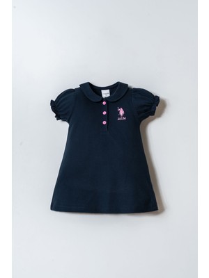 U.s. Polo Assn. Kız Bebek Lacivert Elbise