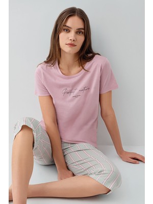 Pierre Cardin Kadın Pembe Kapri Takım