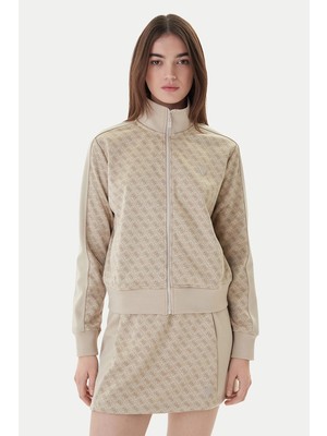 Guess Maya 4g Tam Fermuarlı Kadın Çok Renkli Sweatshirt V6RQ08K2042-FNN0