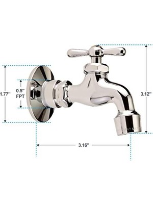 Storemax 3210-161-CH-B-Z Duvara Monte Musluk Krom