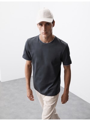 Marks & Spencer Saf Pamuklu Kısa Kollu T-Shirt