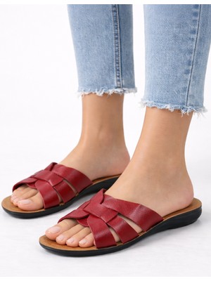 Wordex Polex 5304-C Yazlık Kadın Gündelik Terlik Sokak Ev Terliği