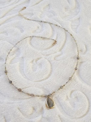 Canka Turmalin Taşlı TasarımGümüş Kolye