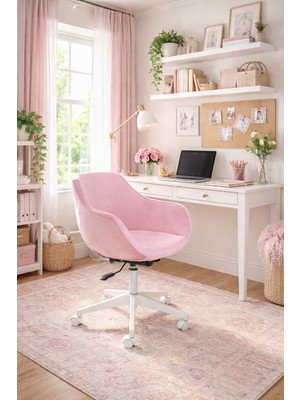 Markaelz Monoko Beyaz Ayaklı Çalışma Sandalyesi