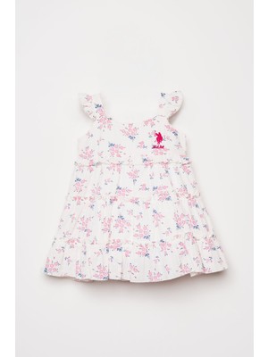 U.s. Polo Assn. Kız Bebek Pembe Elbise