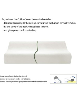 Storemax Visco Visco Yastık Dekoratif Yastık Ortopedik Yastık Boyun Yastığı