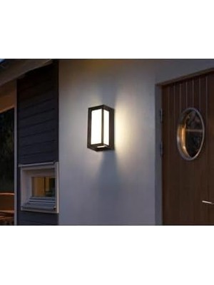 Storemax Bahçe Aydınlatması LED Işık 25CM 12W Beyaz Işık 6500K Zita Ultra Bahçe Duvar Aplik Su Geçirmez