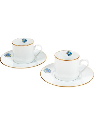 Storemax Concept Nazar Kahve Fincan Seti 2'li 90 ml